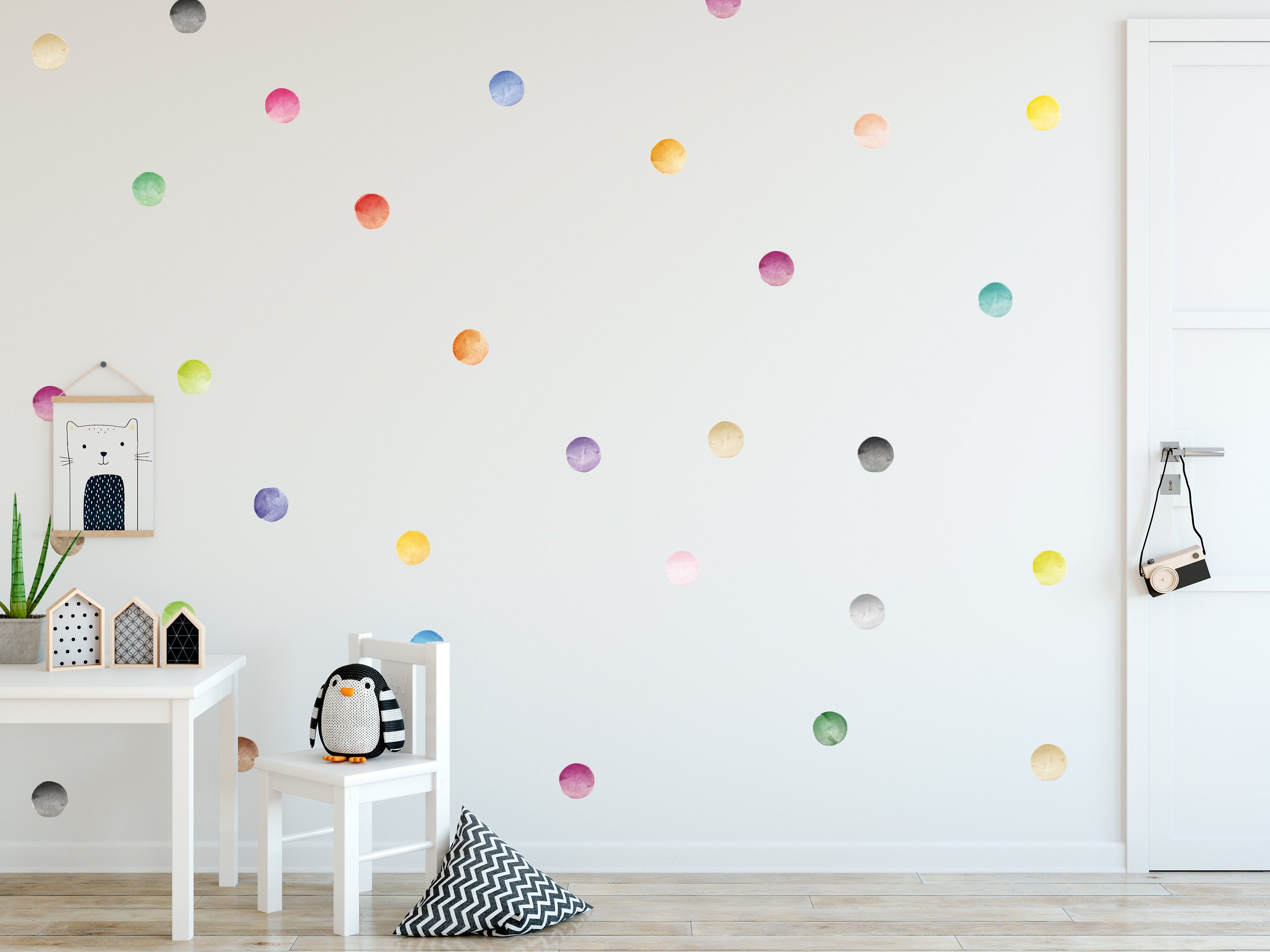 Water Colour Polka Dot Wall Stickers – Quotemywall