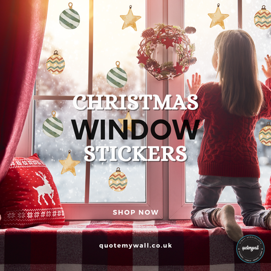 The festive magic of Christmas Window Stickers for Homes and Shops