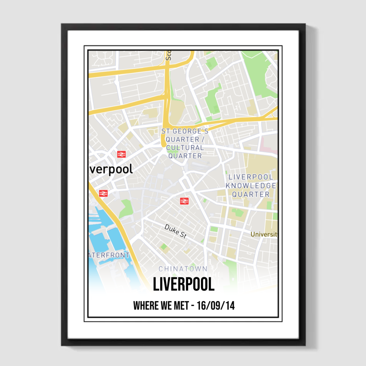 Street Map Poster Prints