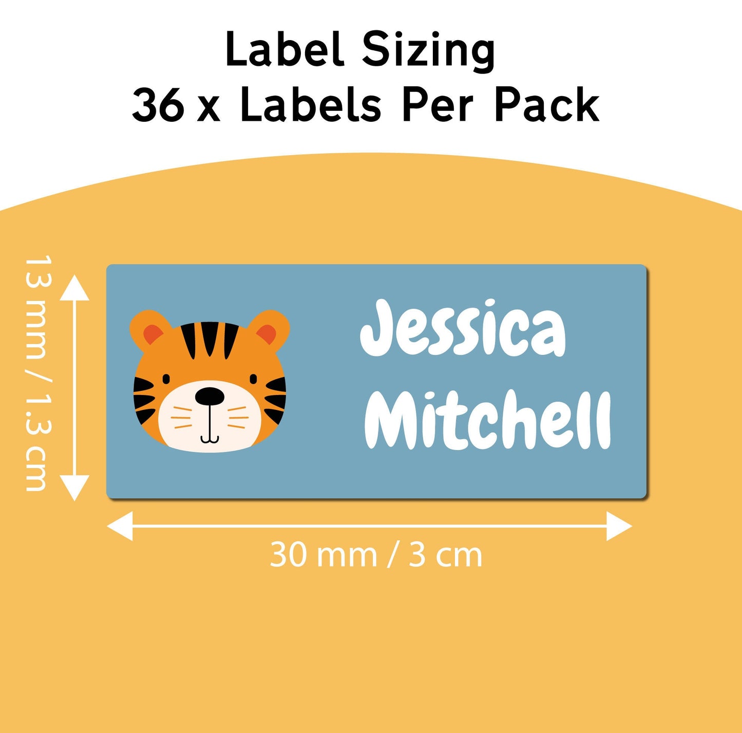 36 Name Labels For Kids School Clothes & Stationery