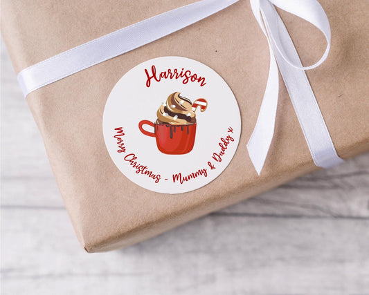 christmas present gift label tag