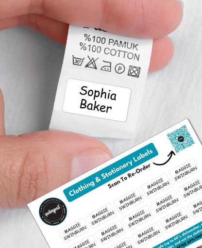 washing machine safe clothing labels for clothes school care home