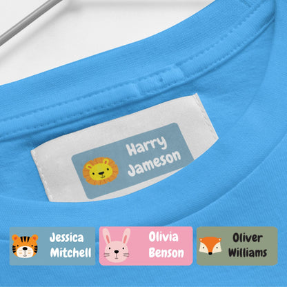 36 Animal Icon Clothing & Item Name Labels