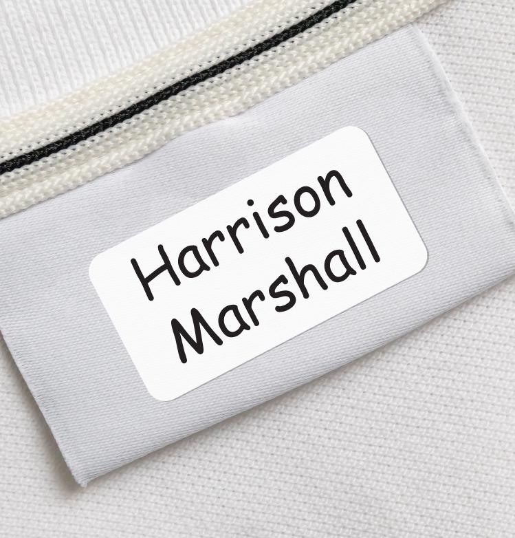 119 Personalised Name Label Stickers For Clothing Tags Stick-On Washable