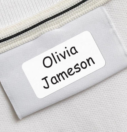 15 Stick On Washable Clothing Labels Personalised Stickers For Clothes & Items