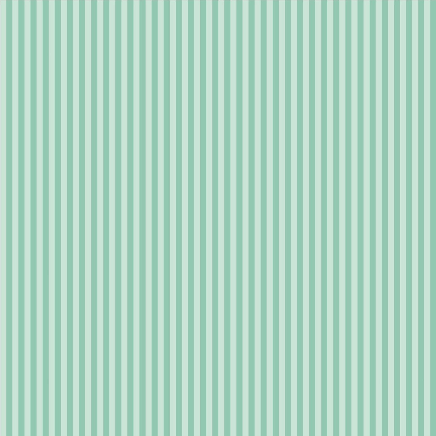 Narrow Green Stripy Stripes Peel And Stick Self Adhesive Wallpaper For Home Renter Friendly Stick-On Wallpaper