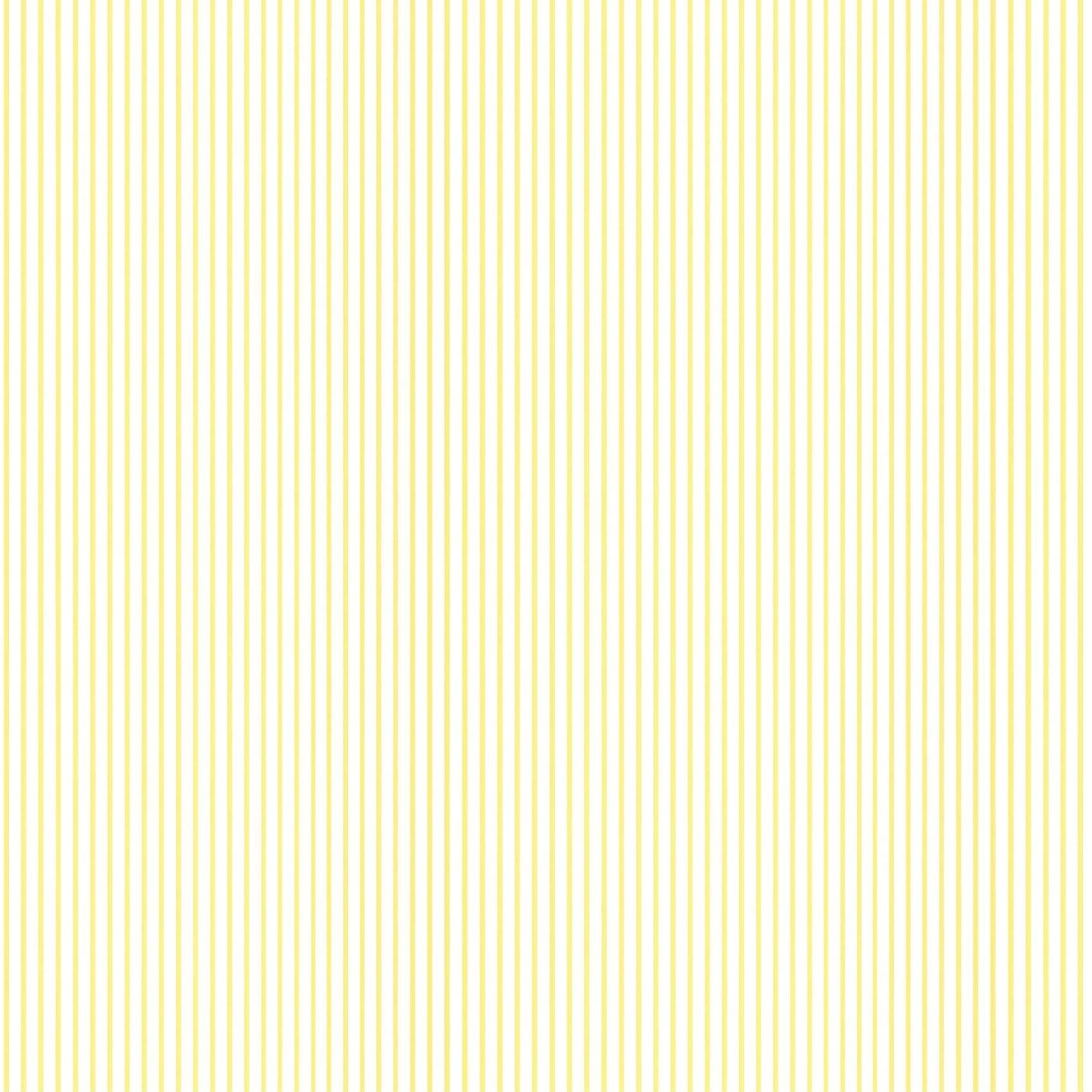 Yellow & White Pinstripe Removable Stick On Wallpaper Peel And Stick Wallpaper Self Adhesive Renter Friendly