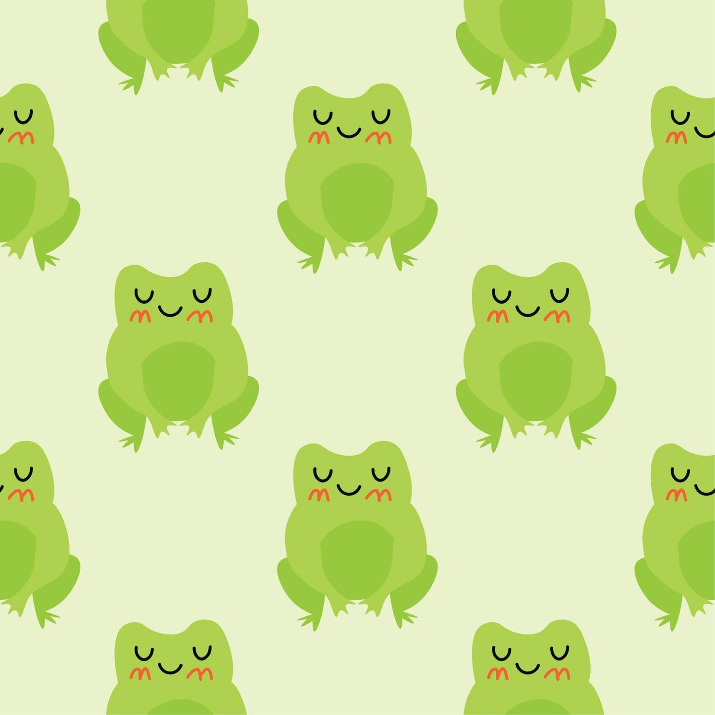 Lime Green Frog Fun Kids Peel And Stick Wallpaper Self Adhesive Renter Friendly Removable