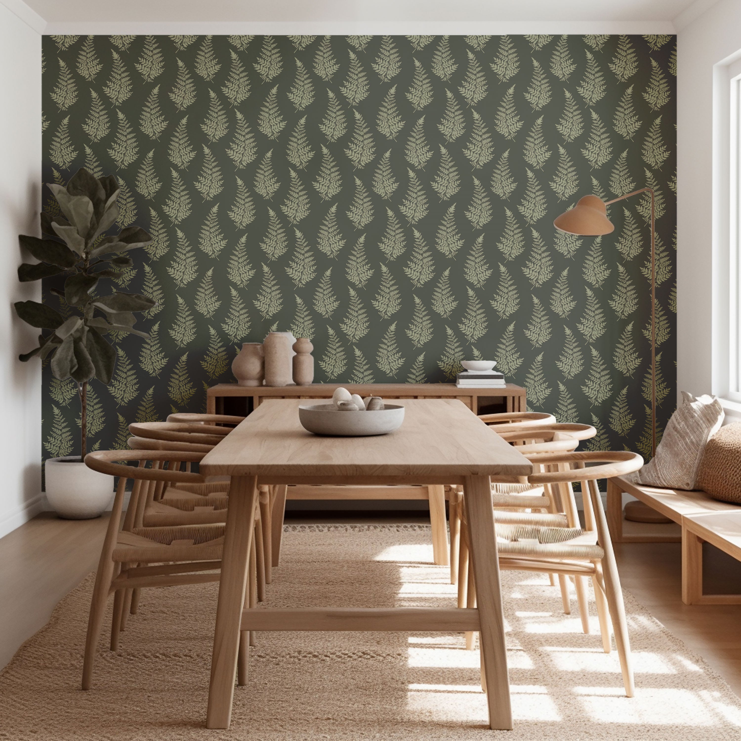 dining room peel and stick wallpaper