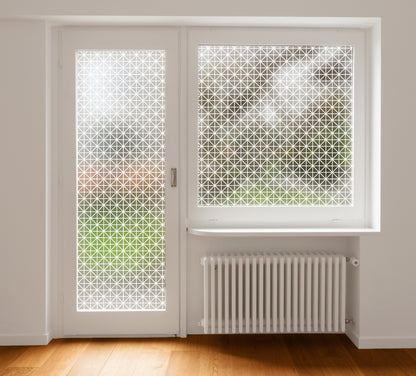 Small Square Geometric Frosted Glass Film