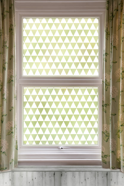 Triangle Decorative Frosted Window Privacy Film