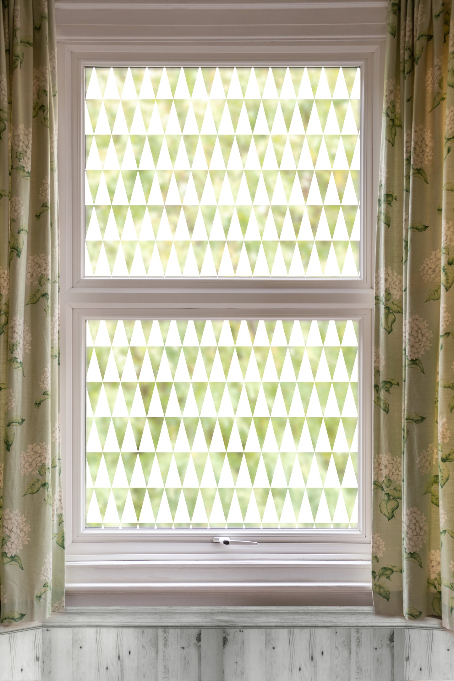 Stretch Triangle Clear Window Cling Privacy Film