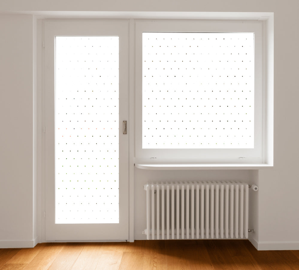 Mini Cube Clear Privacy Window Film