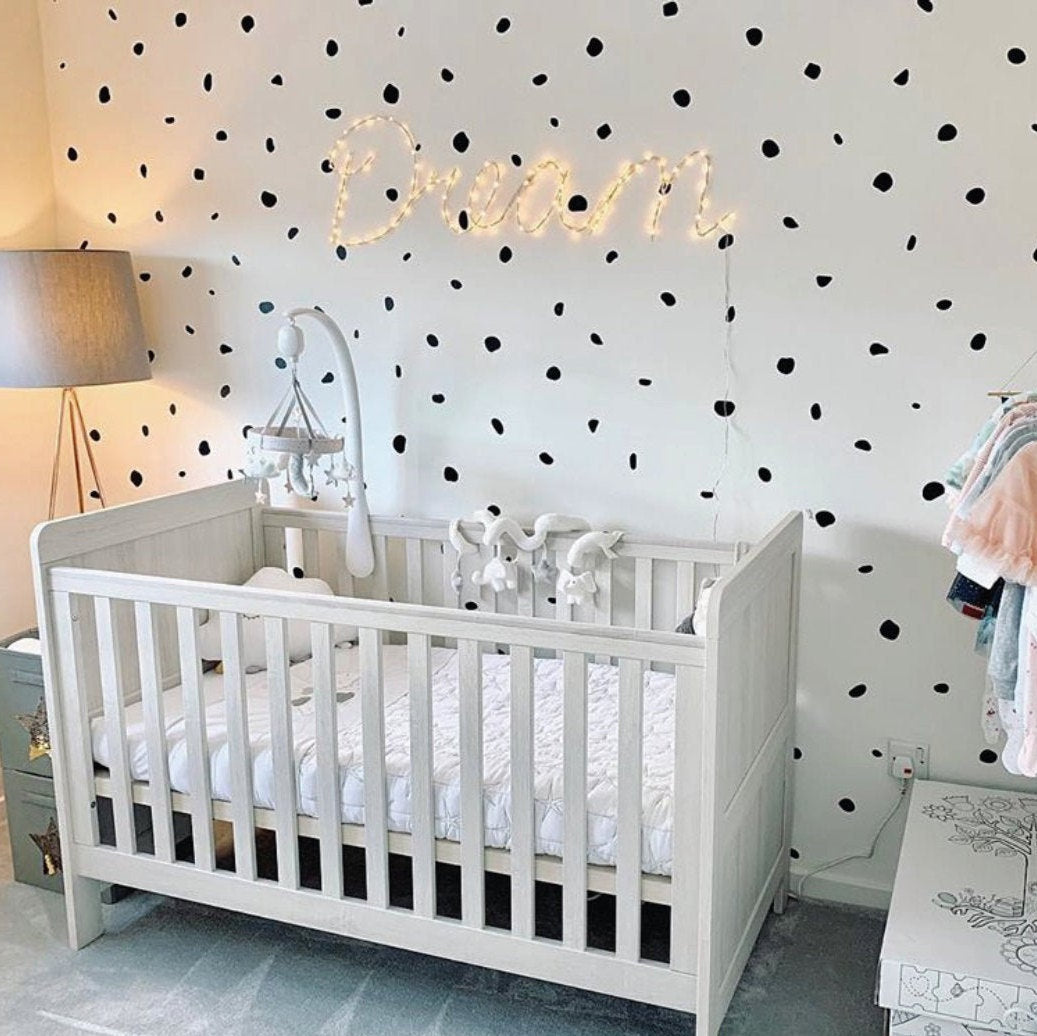 Polka Dot Wall Stickers Dalmation Spots Wall Decals Home Nursery Living Decor