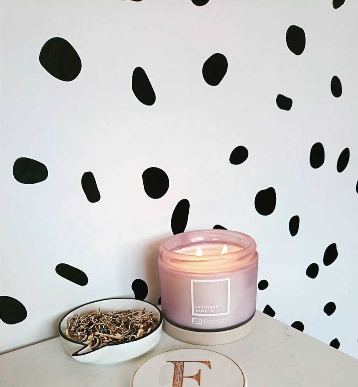 Polka Dot Wall Stickers Dalmation Spots Wall Decals Home Nursery Living Decor