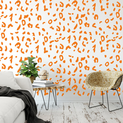 Leopard Animal Print Wall Decal Stickers Leopard Spots Peel And Stick Removable Wall Stickers Nursery Children Kids