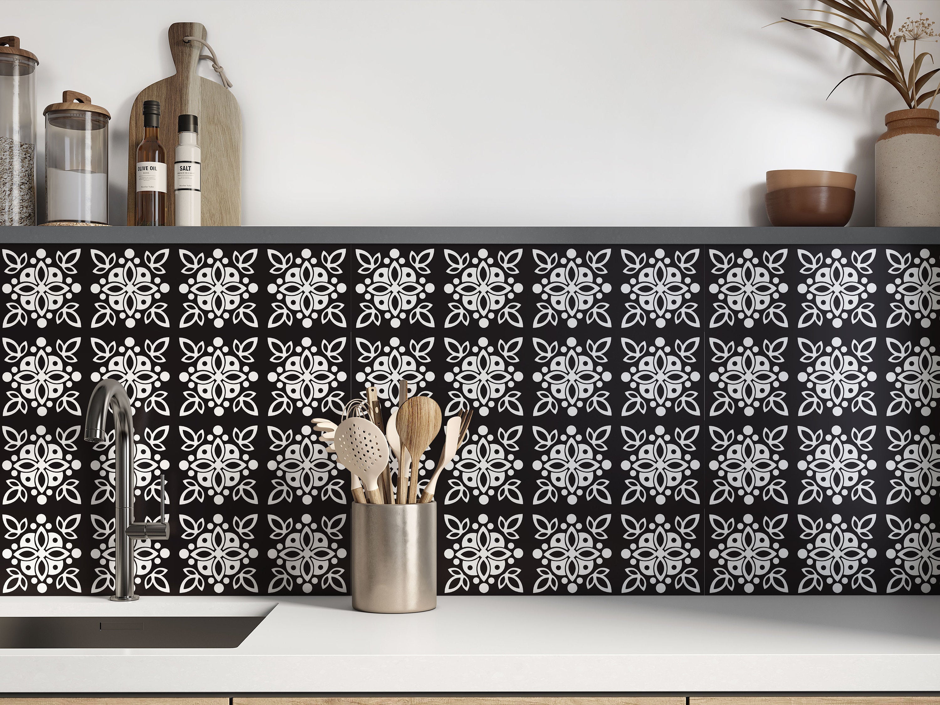 Tile Stickers UK For Kitchen & Bathroom | Wall & Floor | Vinyl Tiles