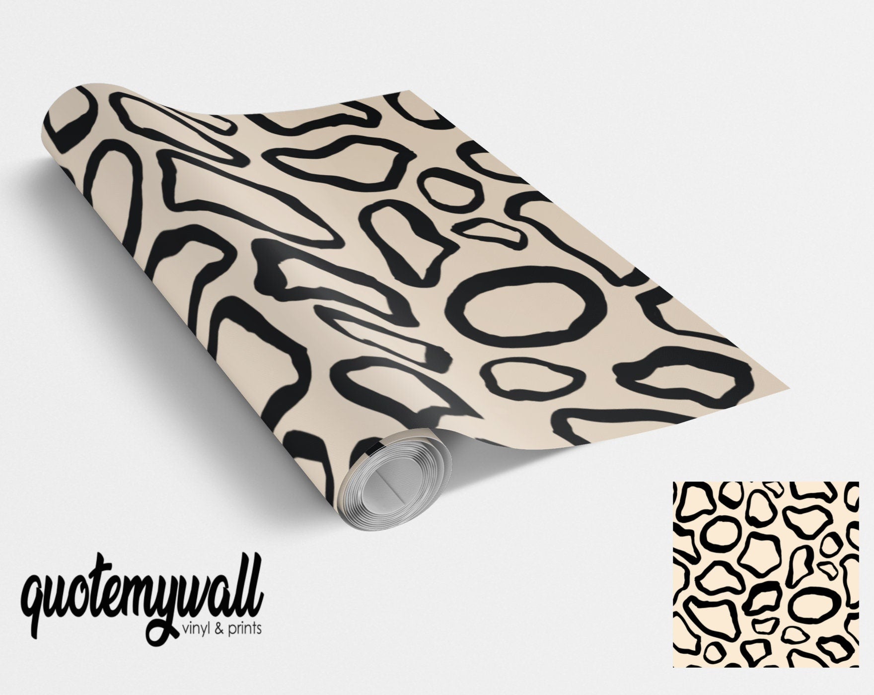 Animal Print Spots Vinyl Furniture Wrap