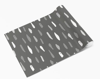 Dark Grey Dash Pattern Vinyl Window/Furniture Wrap