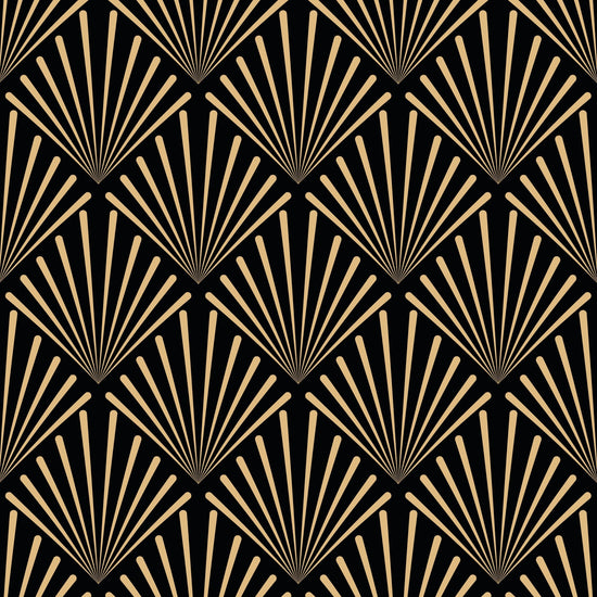 Art Deco Gold Square Pattern Vinyl Furniture Wrap