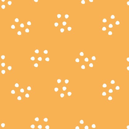 Orange Cluster Polka Dot Pattern Vinyl Wrap