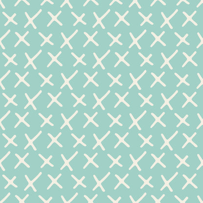 Mint Cross Pattern Vinyl Window/Furniture Wrap