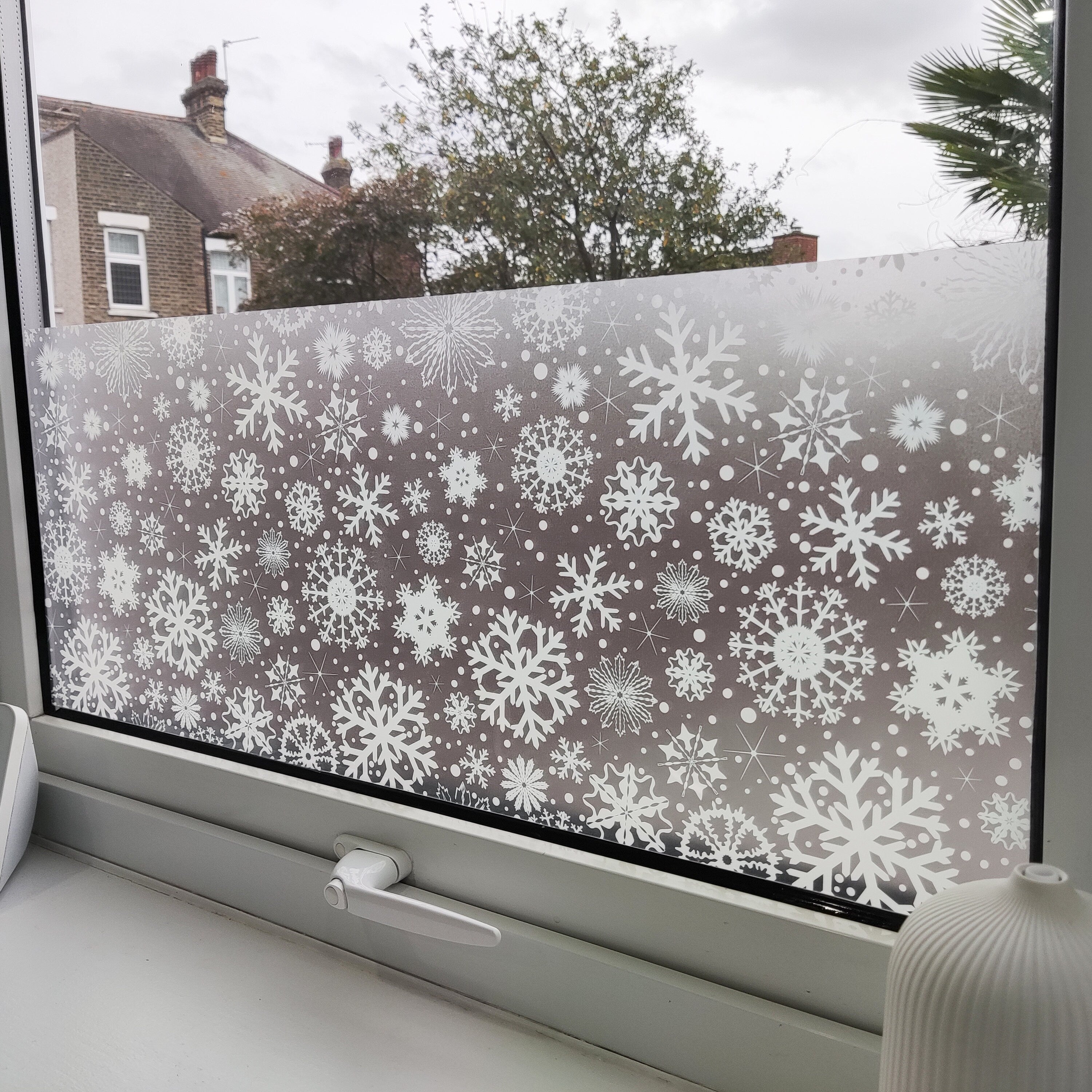 Snowflake on sale window stickers