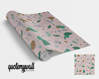 Blush Camouflage Vinyl Furniture Wrap