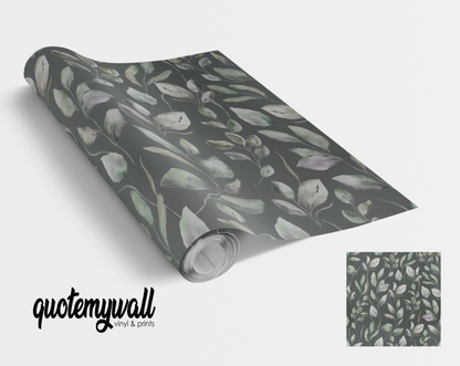 Grey Greenery Myrtle Self Adhesive Vinyl