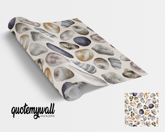 Sea Rocks Colourful Stones Self Adhesive Vinyl