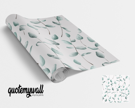 Eucalyptus Leaves Vinyl Furniture Sticker