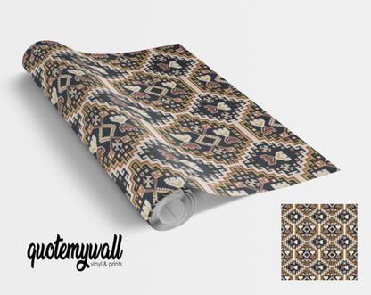 Aztec Geometric Zig Zag Self Adhesive Vinyl