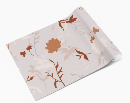 Rustic Light Autumn Leaves Vinyl Furniture Wrap