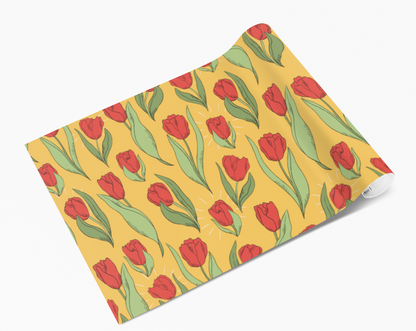 Red Tulips Self Adhesive Vinyl