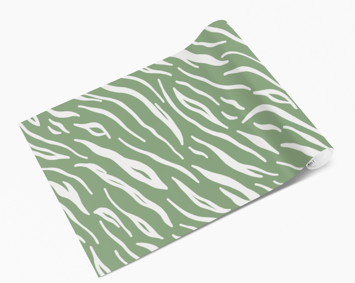 Green Tiger Print Pattern Vinyl Furniture Wrap