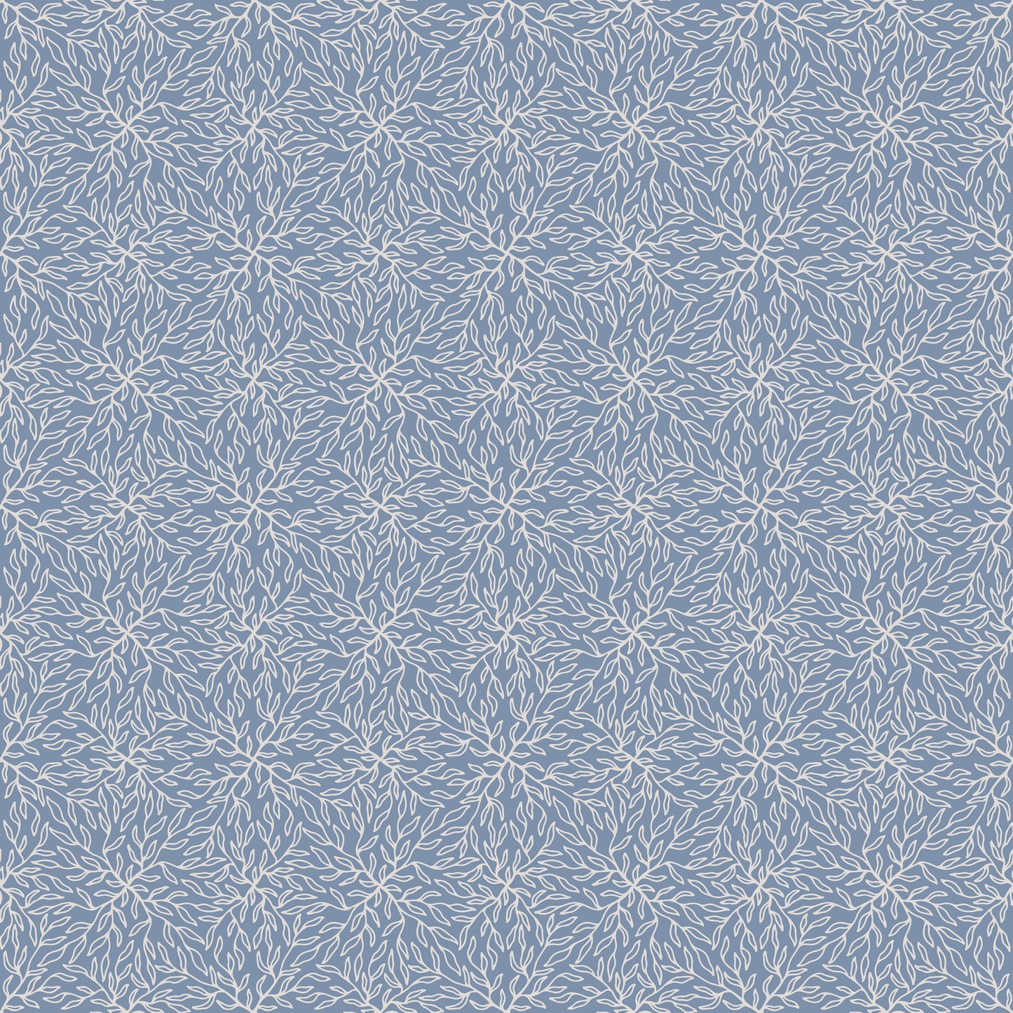 Pale Blue Micro Floral Vines Vinyl Furniture Wrap