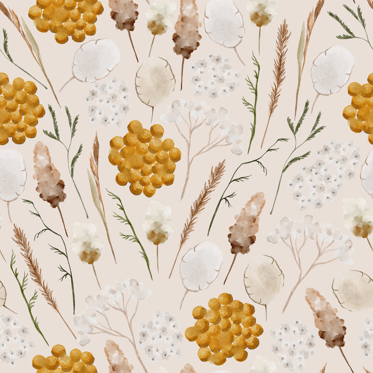 Cotton Seed Field Wheat Self Adhesive Vinyl