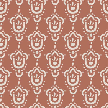 Terracotta Symbol Print Self Adhesive Vinyl