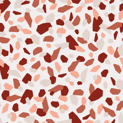 Blush Red Terrazzo Self Adhesive Vinyl