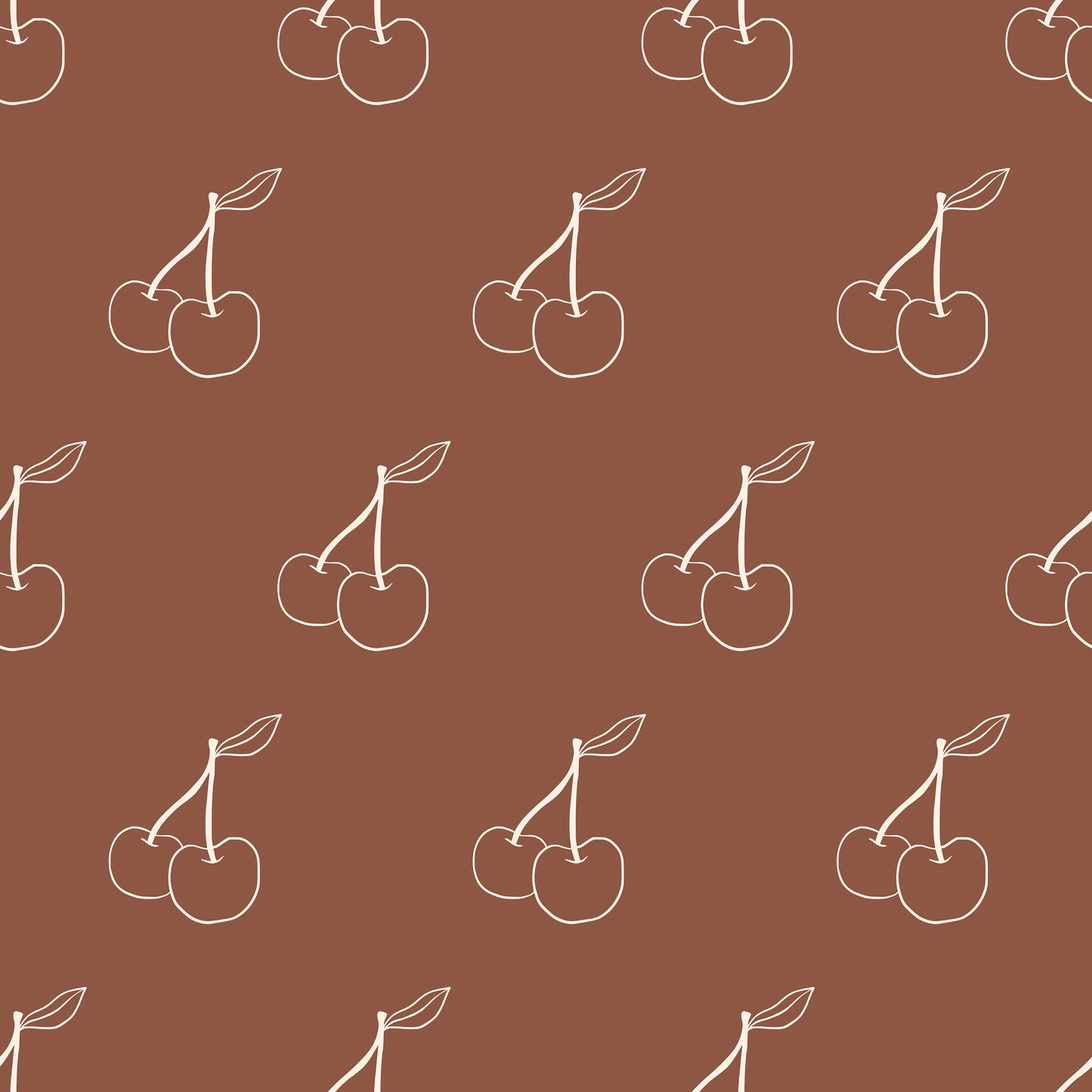 Brown Cherry Outlines Self Adhesive Vinyl