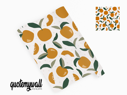 Citrus Orange Fruit Self Adhesive Vinyl